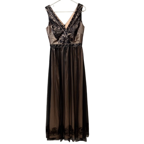 badgley mischka formal dresses Badgley Mischka Ruffle Bodice Mermaid Gown, Size: 10 in Orchid main image 0